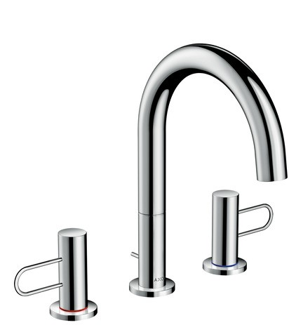 HG 3-Loch Waschtischarmatur 200 Axor Uno Bügelgriff BN