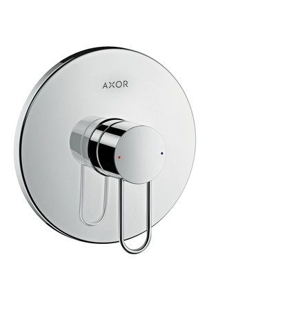 HG Brausenmischer Unterputz Axor Uno Fertigset Bügelgriff chrom