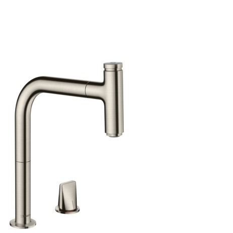 HG 2-L.Spültischmischer 200 Select sBox Ausziehausl.M7119-H200 ST edelstahl-opt.