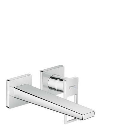 HG 2-Loch Waschtischarmatur Unterputz Metropol FS Bügelgr.chrom langer Auslauf