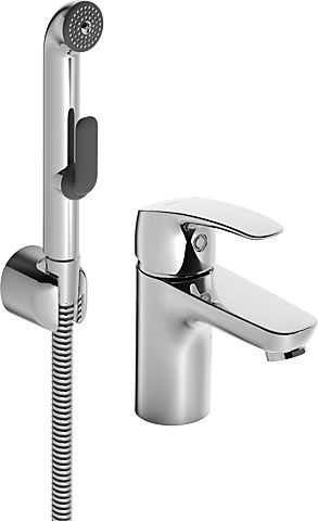 HA Waschtisch-Einhandmischer Hansapinto 4505, Funktionsbrause, chrom