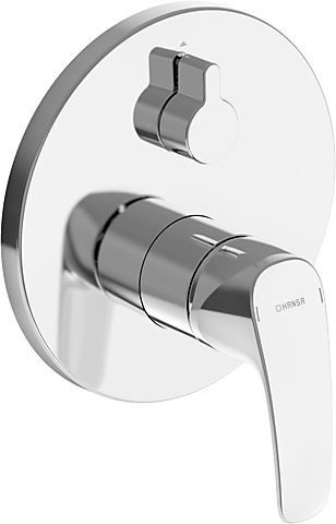 HA Funktionseinheit m. Dekorset Einhand- Wa-Batterie Hansapinto 8528, verchromt