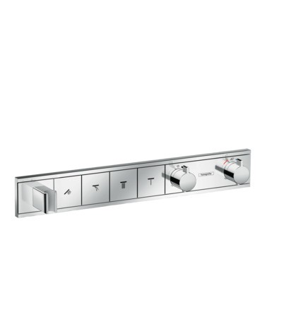 HG Thermostat Unterputz RainSelect Fertigset 4 Verbraucher chrom