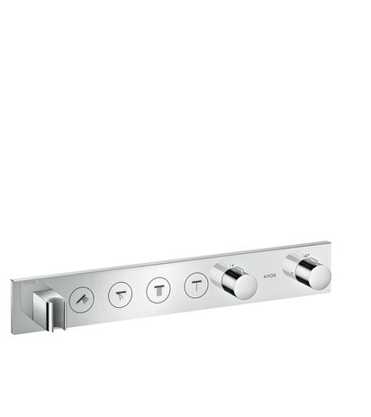 HG Thermostatmodul Unterputz Select Axor Fertigset 4 Verbraucher chrom