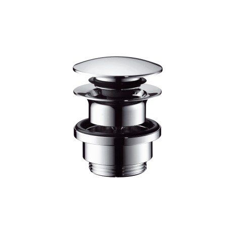 HG Ablaufventil Push-Open Axor DN32 chrom mit Überlaufloch