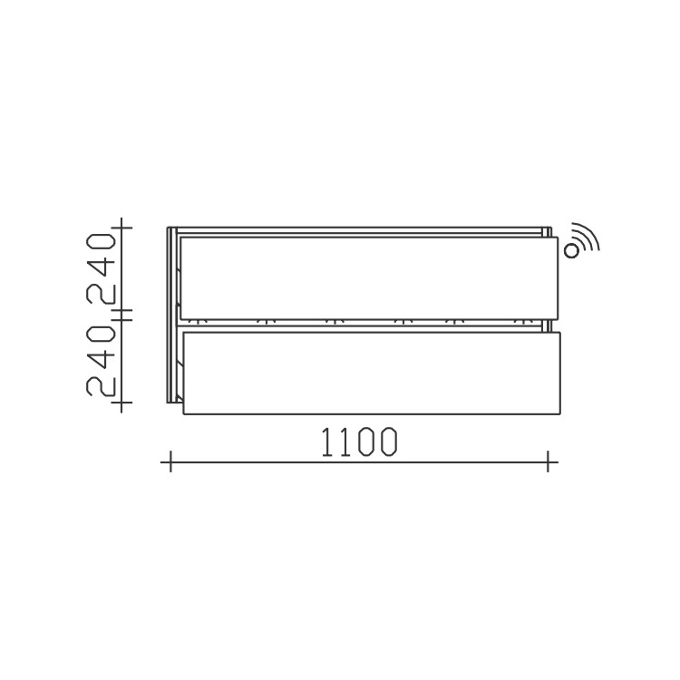 Pelipal Solitaire 6010 Waschtischunterschrank 1130 inkl. LED-Profil PG2