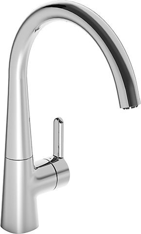 HA Spültisch-Einhand-Einlochbatterie, ND Hansadesigno 5102 1183 verchromt