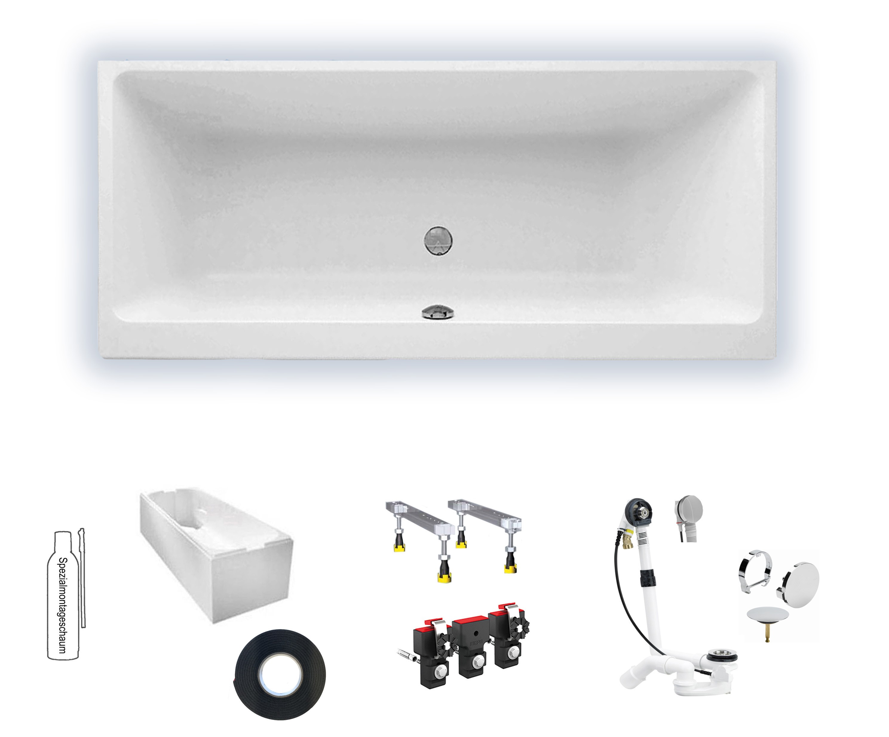 Villeroy & Boch Subway 1700x750 Duo Badewanne UBA170SUB2V-01