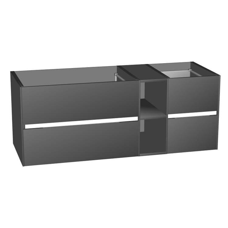 Pelipal Solitaire 6010 Waschtischunterschrank PG2 1320mm mit Bewegungssensor