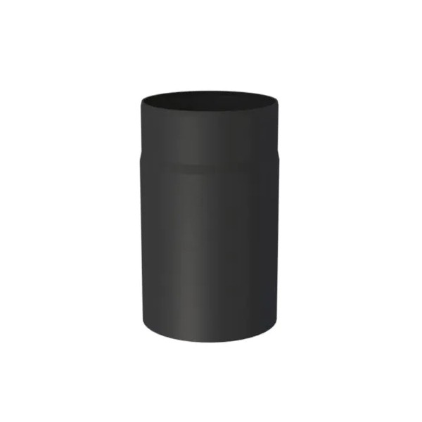 Rockytherm Rauchrohr 250 mm, DM120, Farbe: Schwarz