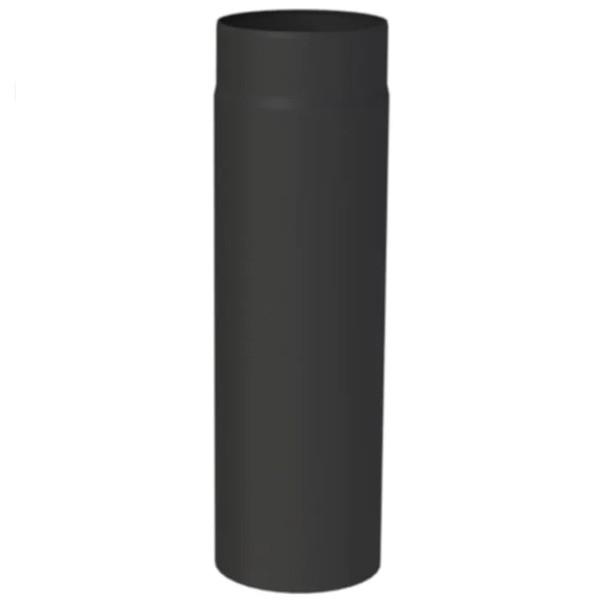 Rockytherm Rauchrohr 500 mm, DM120, Farbe: Schwarz