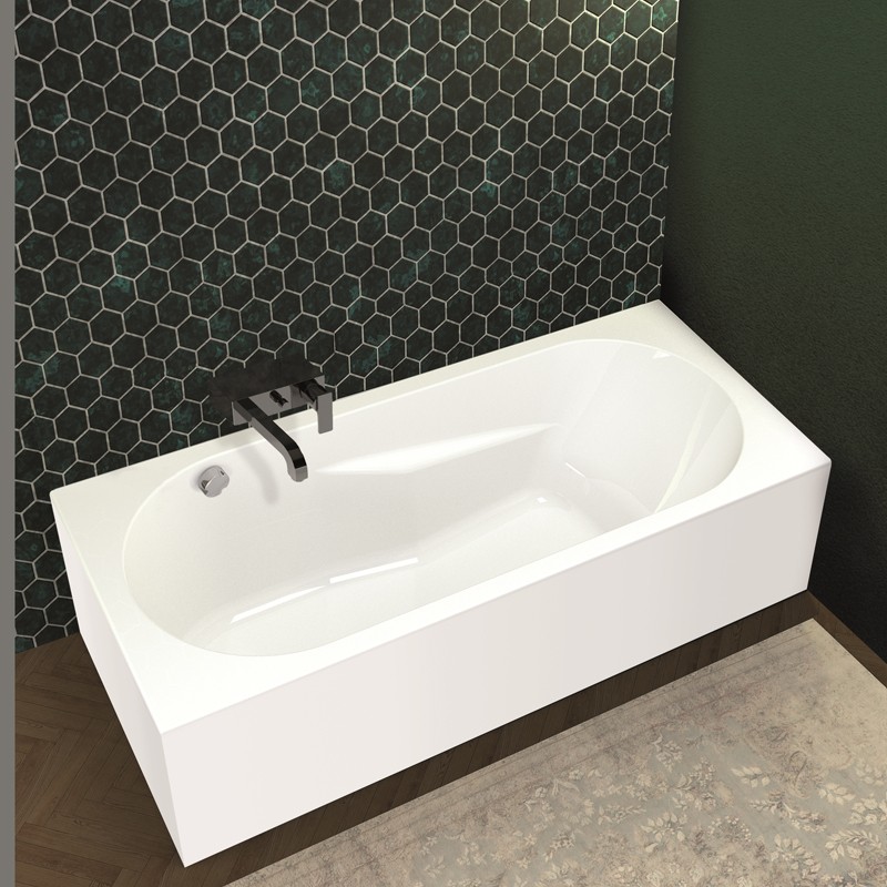 Riho Lazy Plug & Play Badewanne, Eckausführung, links, 1800x800mm, 260 Ltr.