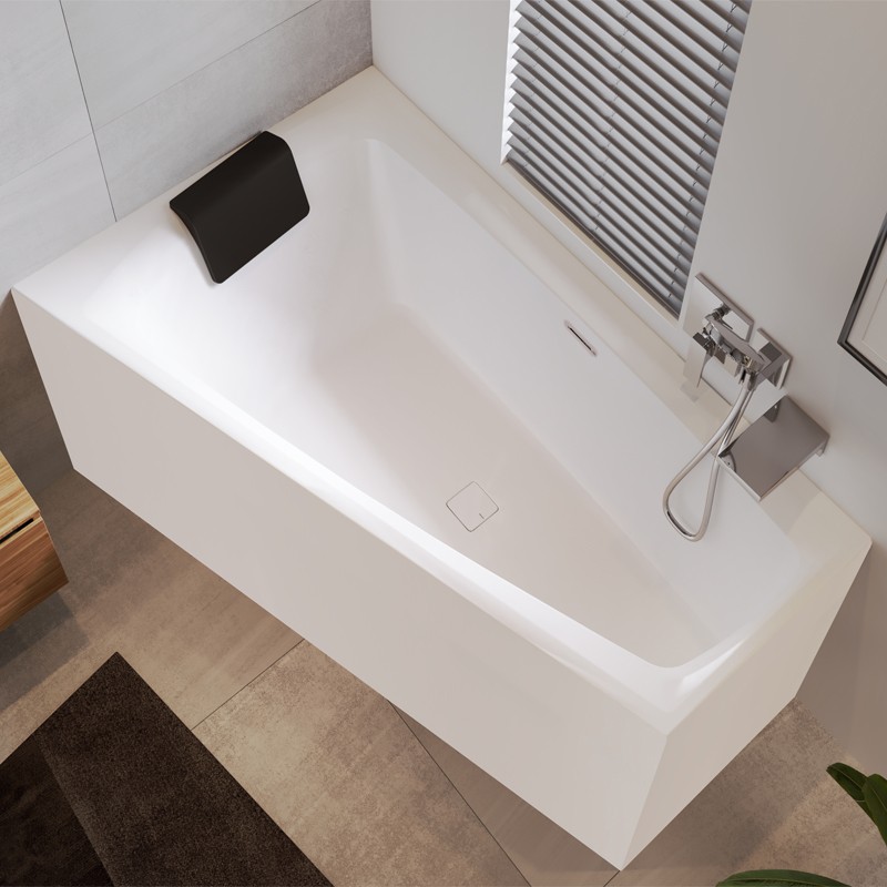 Riho Still Shower Plug & Play Badewanne, Eckausführung, rechts, 1700x1100mm, 240 Ltr.