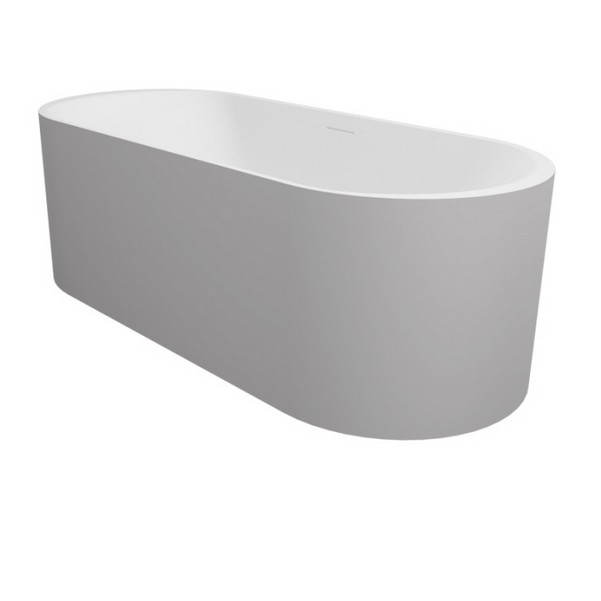 Valor 170x72x55 cm, seidenmatt Kein System / freistehende Wanne
