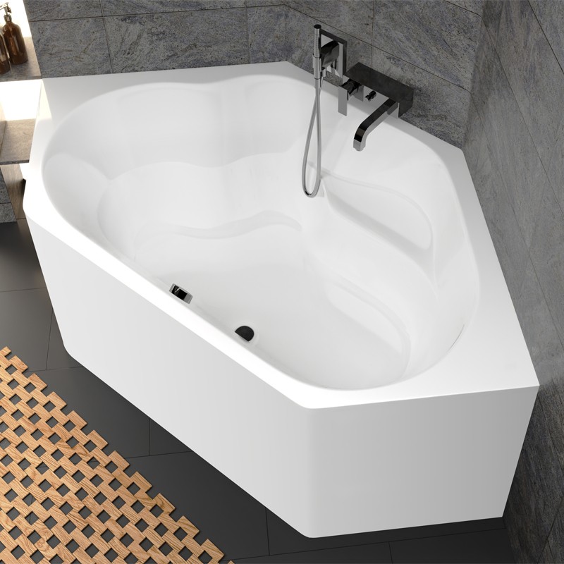 Riho Winnipeg Plug & Play Badewanne, Eckeinbau, 1450x1450mm, 225 Ltr.