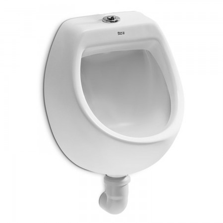 Roca Mini Urinal, Zu- und Ablauf von außen, weiß Breite: 300 mm x Tiefe: 250 mm x Höhe: 420 mm