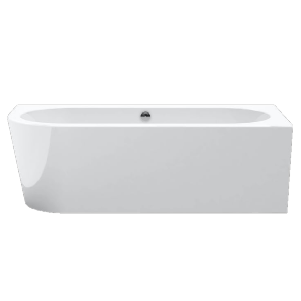 Badewannne Rocky L100 Wall XS Corner Links weiß glanz 165x75cm (0100-255-L)  (0100-255-L)