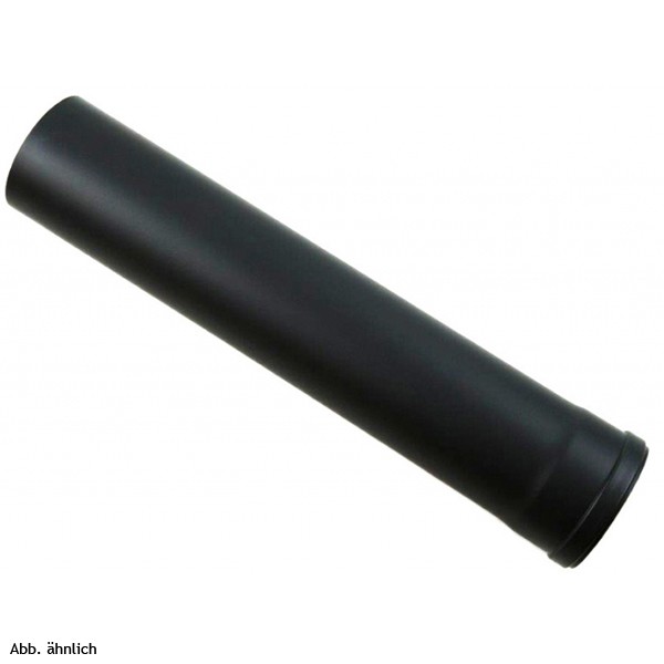 Rockytherm Rauchrohr 1000 mm, DM160, Farbe: Schwarz