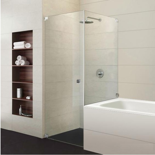 Sprinz Nexa Pendeltüren oder Tür nach außen öffnend, Ecke neben Wanne, 900x 900x 2000 mm