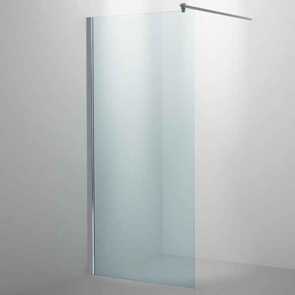 SPRINZ Rocky-Line I Walk-in Duschabtrennung, 1000 x 2100, teilgerahmt, verschiedene Profilfarben, IP31.0