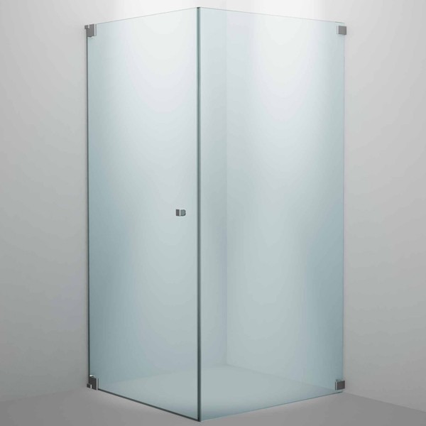 SPRINZ Rocky-Line O Duschabtrennung 900 x 900 x 2000, Pendeltür oder Drehtür ohne Festteil, eine Seitenwand, verschiedene Profilfarben, O13.9