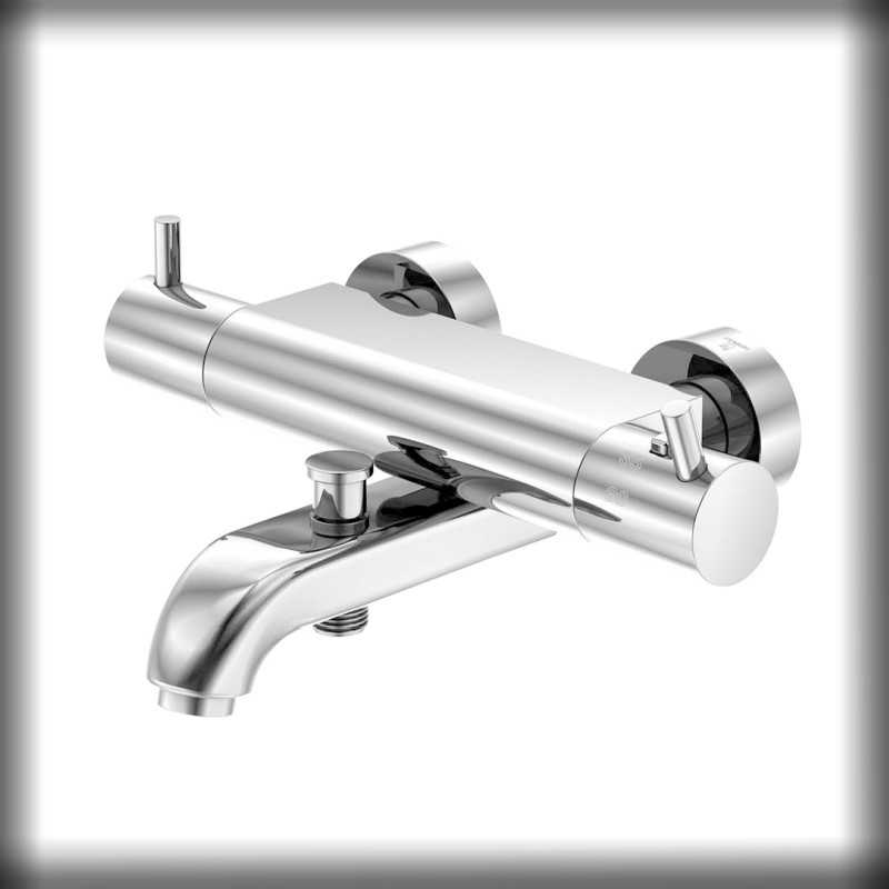 Steinberg Serie 100 Aufputzthermostat  ½″ für Wanne, chrom