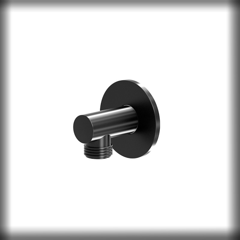 Steinberg Serie 100 S Brauseanschlussbogen 1/2″, matt schwarz