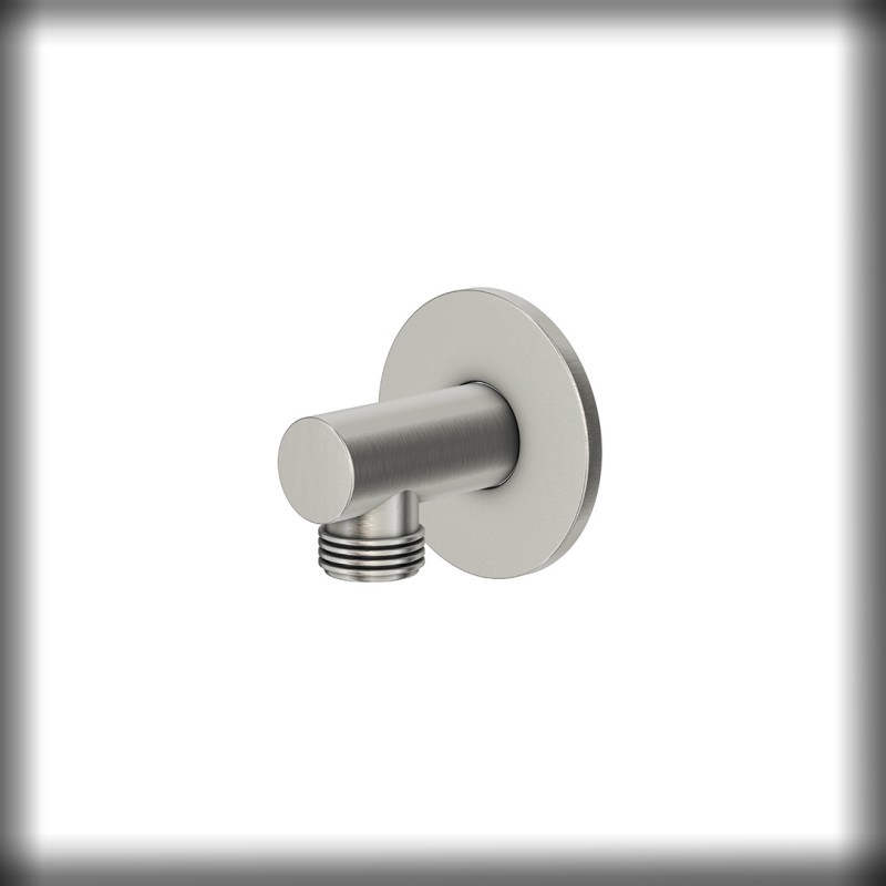 Steinberg Serie 100 Brauseanschlussbogen 1/2″, nickel gebürstet
