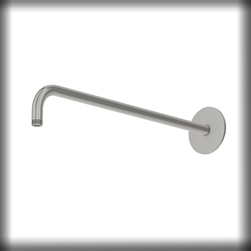 Steinberg Serie 100 Brausearm für Wandmontage, Länge: 450 mm, nickel gebürstet