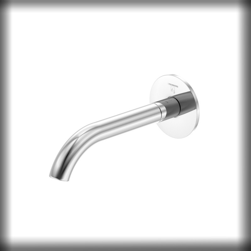 Steinberg Serie 100 Wand-Auslauf für Waschtisch oder Wanne, Ausladung: 195 mm, chrom