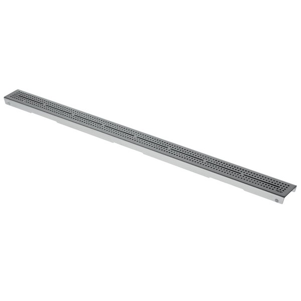 TECEdrainline Designrost "quadratum" 1200 mm Edelstahl gebürstet, gerade
