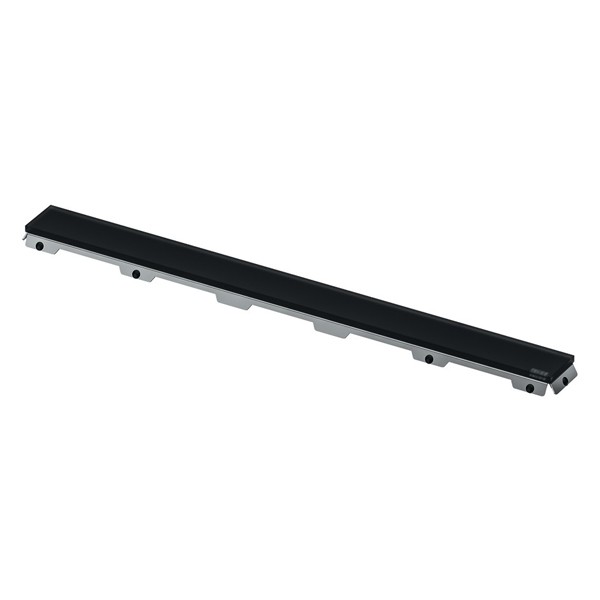TECEdrainline Glasabdeckung, schwarz satiniert, 1500 mm
