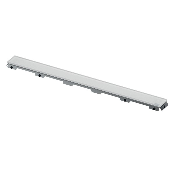 TECEdrainline Glasabdeckung, weiß satiniert, 800 mm