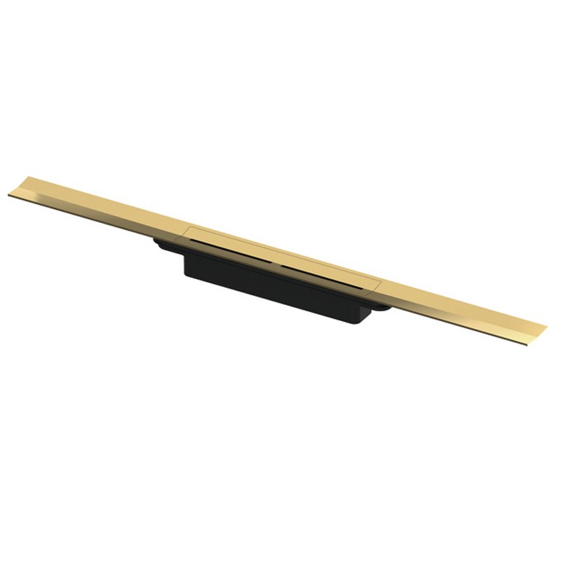 TECEdrainprofile Duschprofil, 1200 mm, Edelstahl, "Polished Gold Optic"