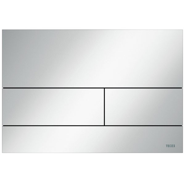 TECEsquare WC-Betätigungsplatte Metall 2 Weiß glänzend RAL 9016