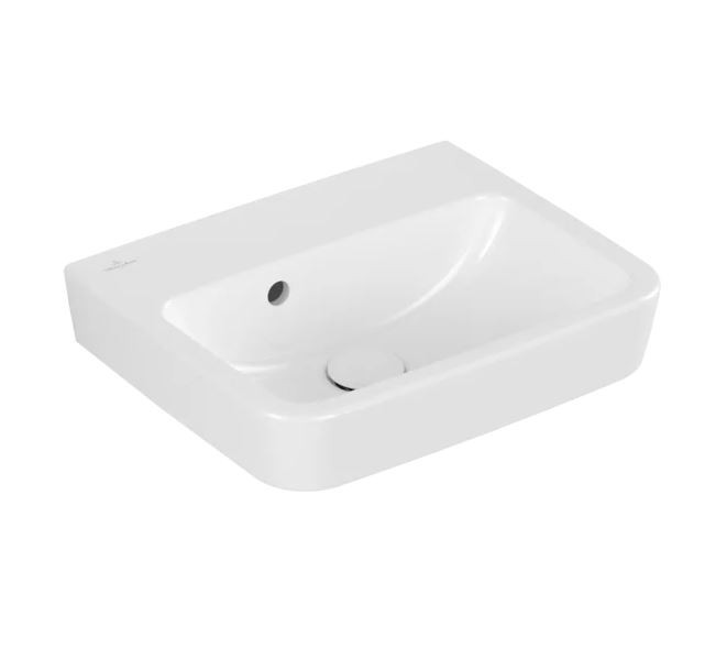 VB Handwaschbecken O.novo 434447 450x370mm Eckig Weiß Alpin CeramicPlus