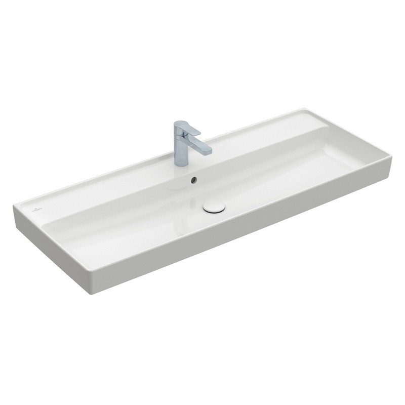 VB Schrankwaschtisch Collaro 4A33C5 1200x470mm Rechteck Stone White C+