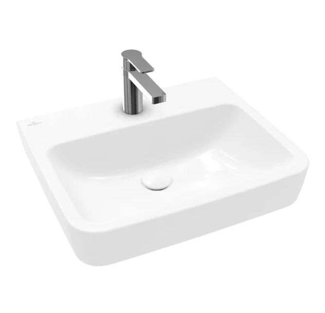 VB Waschbecken O.novo 4A4156 550x460mm Eckig Weiß Alpin CeramicPlus