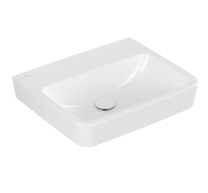 VB Waschbecken O.novo 4A41MF 550x460mm Eckig Weiß Alpin