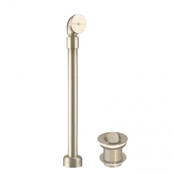 Victoria & Albert Spezielle Ab-und Überlaufgarnitur für Wannen ohne vorgebohrtes Überlaufloch KIT17 brushed nickel