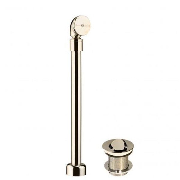 Victoria & Albert Spezielle Ab-und Überlaufgarnitur für Wannen ohne vorgebohrtes Überlaufloch KIT17 polished nickel