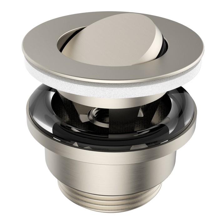 Victoria & Albert Waschbecken-Ablauf mit Klappverschluss KIT24 brushed nickel