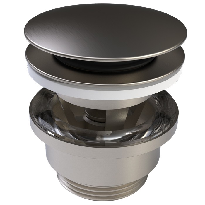 Victoria & Albert Waschbecken - Ablauf mit Klickverschluss KIT25 brushed nickel
