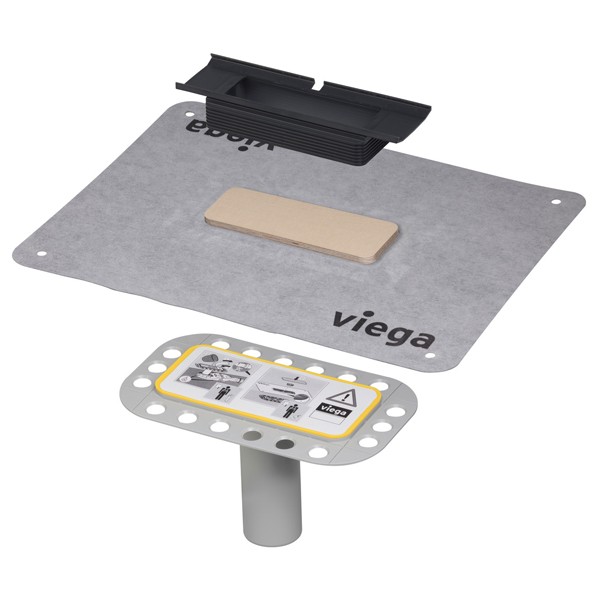 Viega Duschrinnen-Ablauf Advantix Cleviva 4981.90 senkrecht