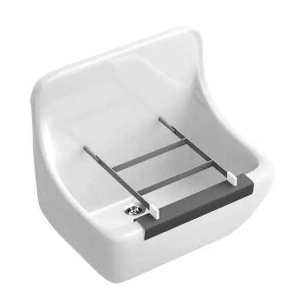 VB Ausgussbecken O.novo 6912 450x400x350mm Weiß Alpin CeramicPlus