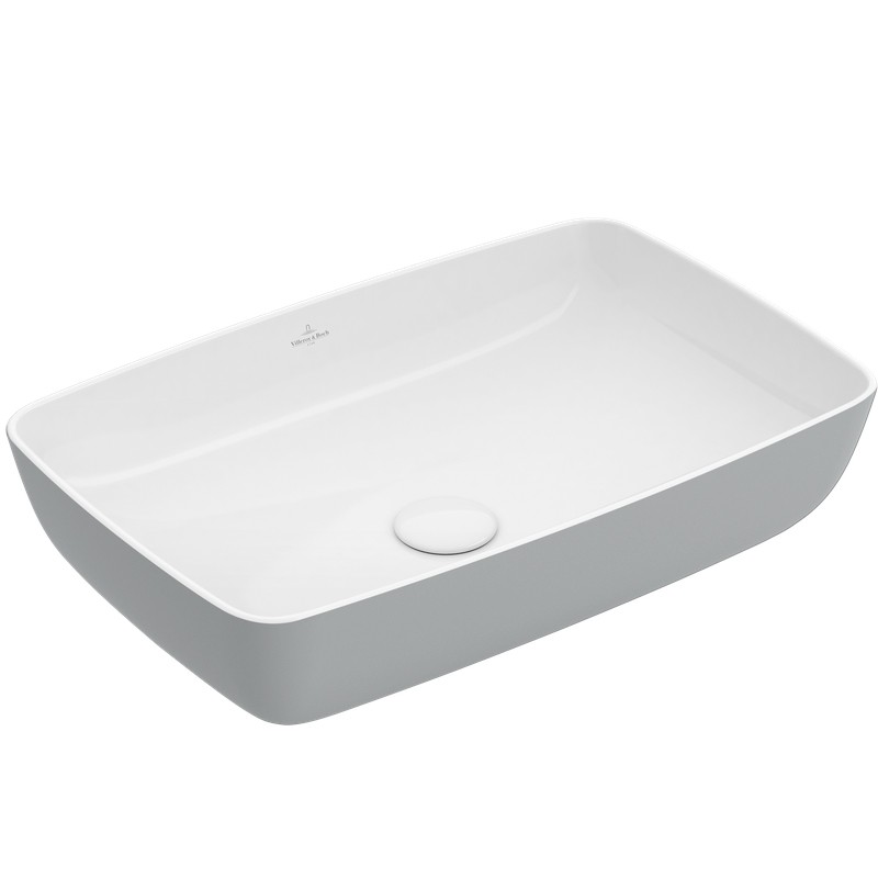 Villeroy & Boch AWT Artis 4172 580x380mm ohne Hahnlochbank o Überl Eckig French Linen