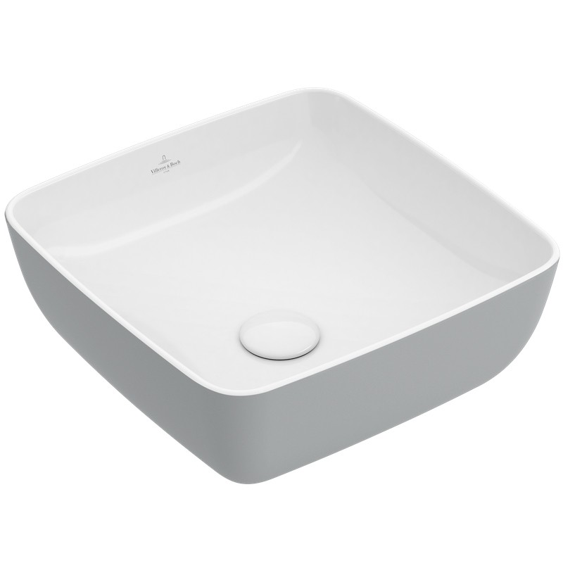 Villeroy & Boch AWT Artis 4178 410x410mm ohne Hahnlochbank o Überl Eckig French Linen