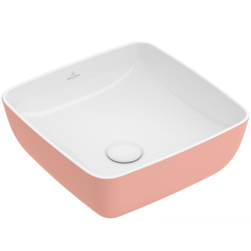 Villeroy & Boch AWT Artis 4178 410x410mm ohne Hahnlochbank ohne Überlauf Eckig Powder