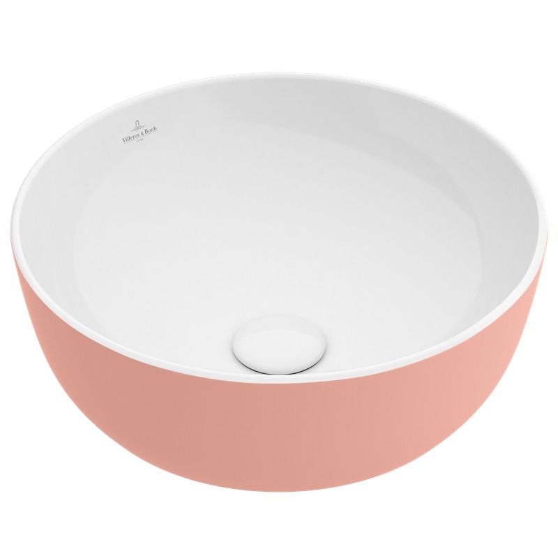 Villeroy & Boch AWT Artis 4179 430mmDurchmesser ohne Hahnlochbank ohne Überlauf Rund Powder
