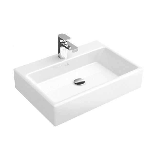 VB WT Memento 5133 500x420mm 3-L Arm mittl HL durchg Überl Eckig WeißAlpin C+